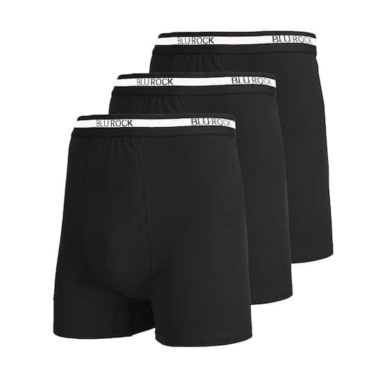 Galaxy by Harvic Men's Stretch Cotton Boxer Briefs Pack
